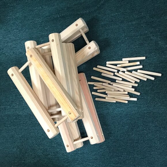 Hardwood Wine Rack Natural - Picture 7 of 7